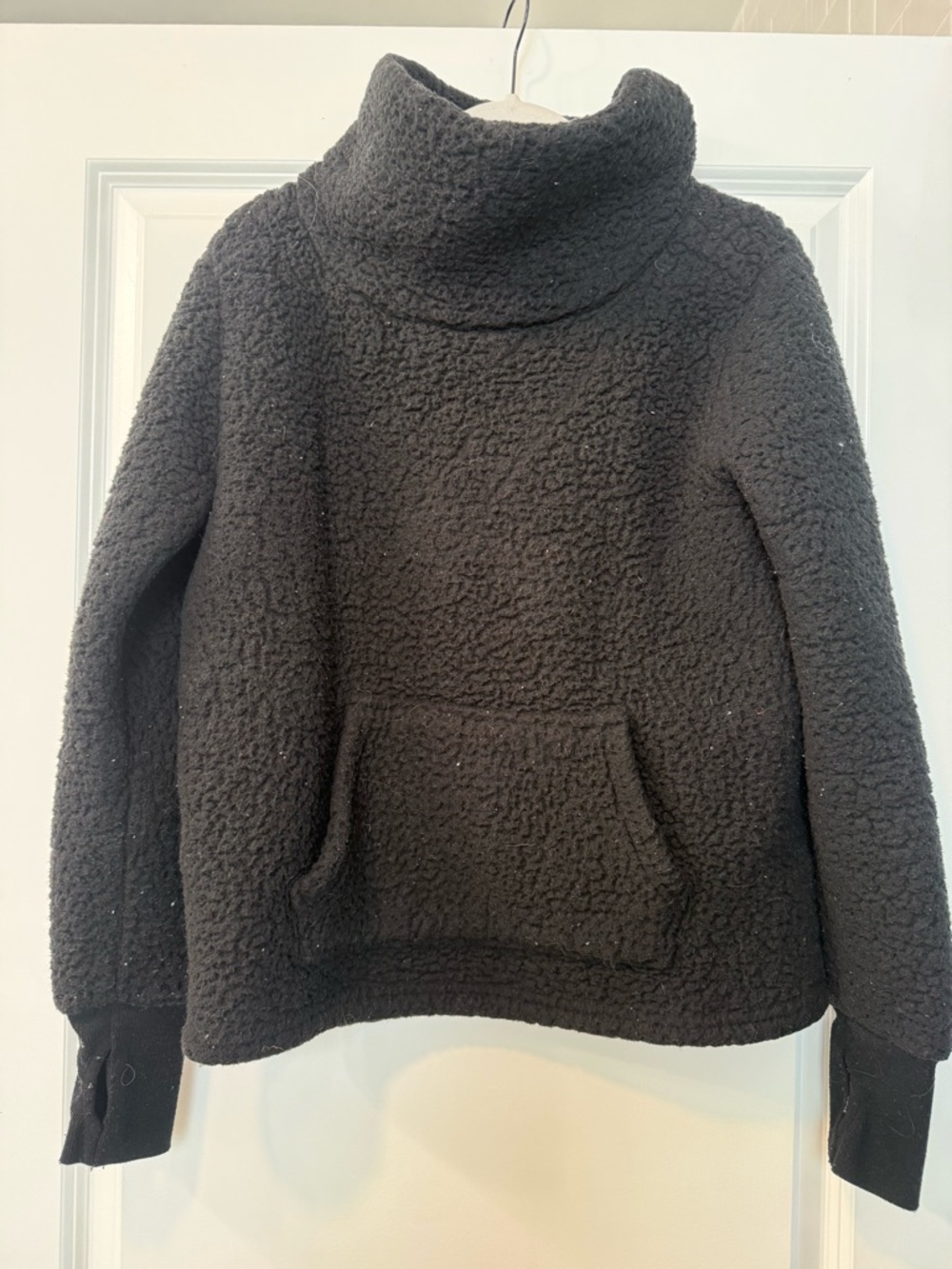 Black Sherpa Pullover